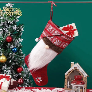 Beardy Gnome Christmas Stockings - XMAS STOCKINGS