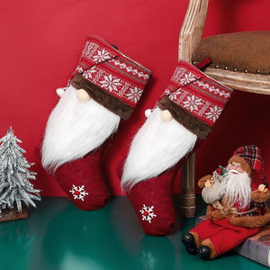 Beardy Gnome Christmas Stockings - XMAS STOCKINGS