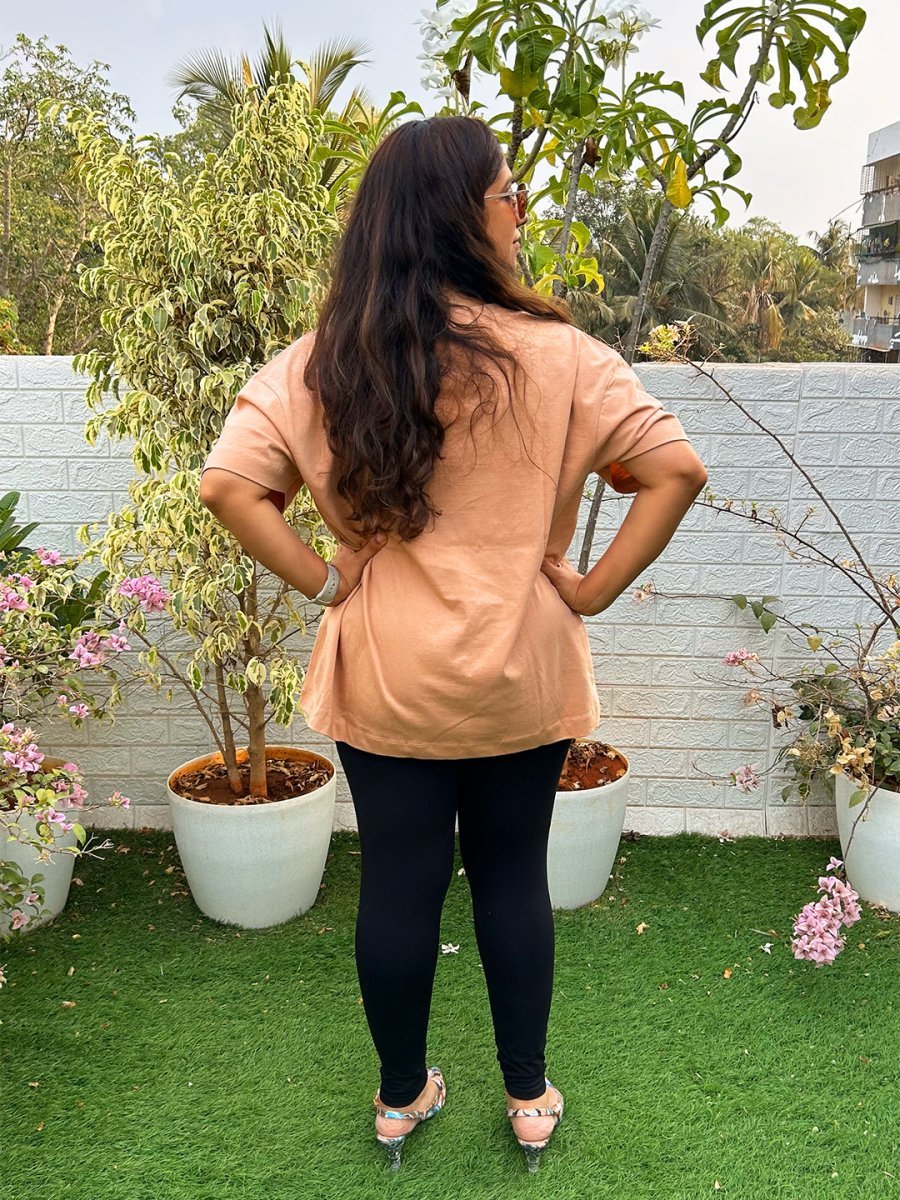 Bearly Awake Oversized Mumma T shirt - MAT-SC-BRAWO-S