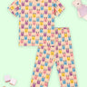 Bedtime Buddies Baby and Kids Pajama Nightsuit Set - TPS - AN - BDTBD - 0 - 6
