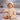 Beige Furry Teddy Full Sleeves Jumpsuit Hoodie Winter Romper for Tiny Toddlers - 3 - 6 Months Winter Wear