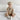 Beige Knitted bow Full Sleeves Jumpsuit Winter Romper with Cap for Tiny Toddlers - 3 - 6 Months Winter Wear