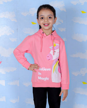 Believe In Unicorn Magic Hooded Sweatshirt - KWW-AN-BLIM-0-6