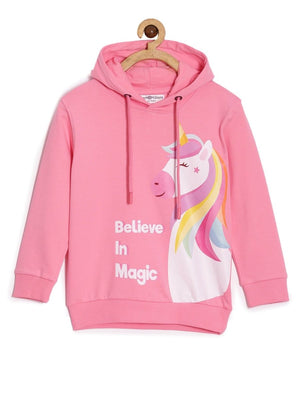 Believe In Unicorn Magic Hooded Sweatshirt - KWW-AN-BLIM-0-6