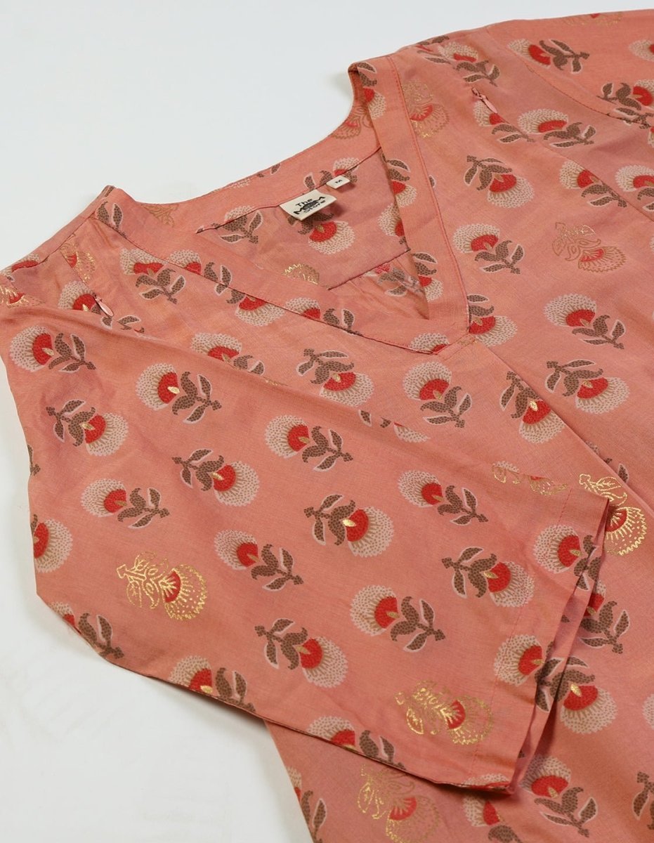 Bellini Blush Maternity and Nursing Kurta Set - MEW-SK-PCHMS-S
