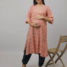 Bellini Blush Maternity and Nursing Kurta Set - MEW-SK-PCHMS-S