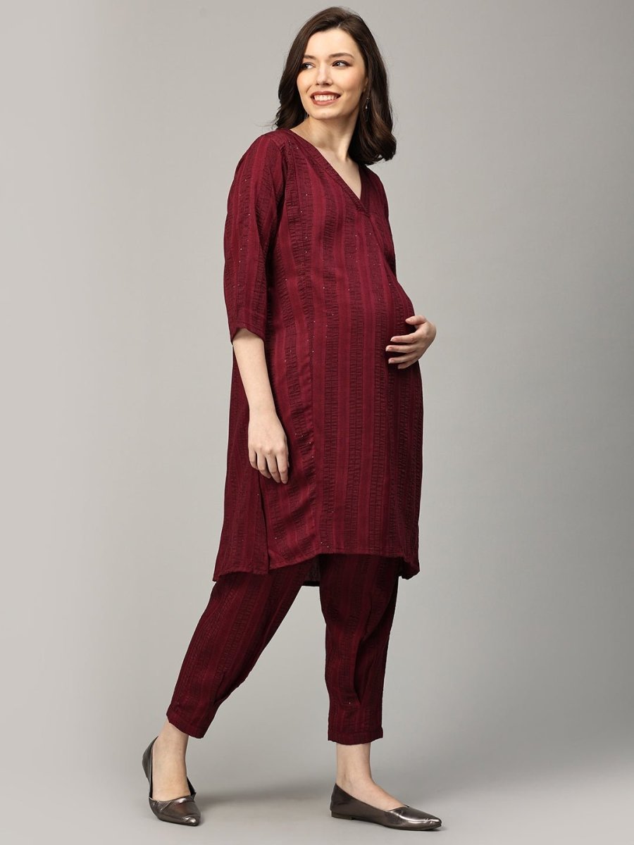 Berry Berry Broadway Maternity and Nursing Co ord Set - MEW-SK-BRBR-S