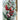 Berry & Bows themed Red & White Bushy Christmas garland with fillers, 6.5 feet - Christmas