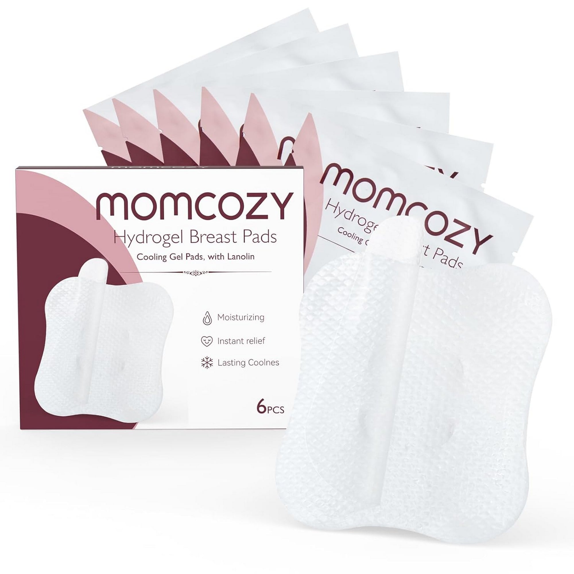 Momcozy Soothing Gel Pads Maternity Accessory White