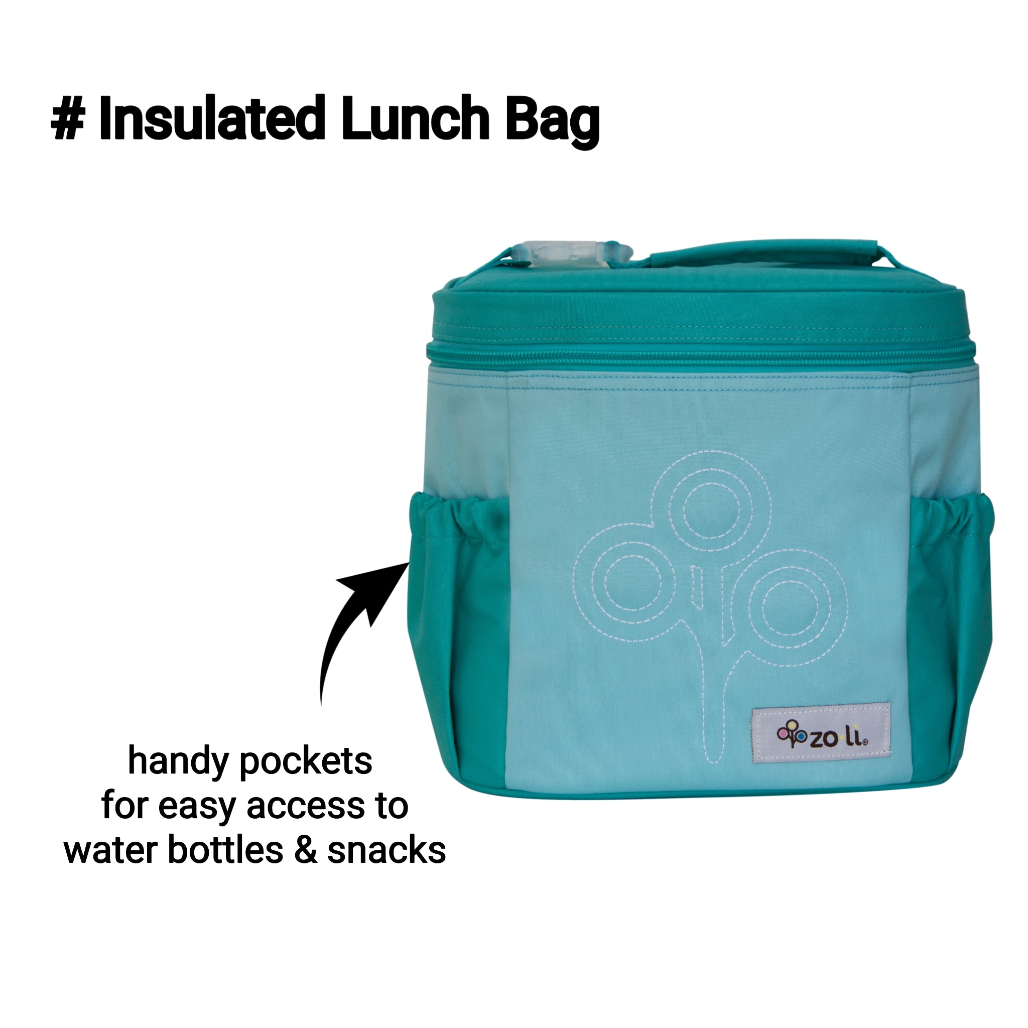 ZoLi Nom Nom Insulated Lunch Bag Mint