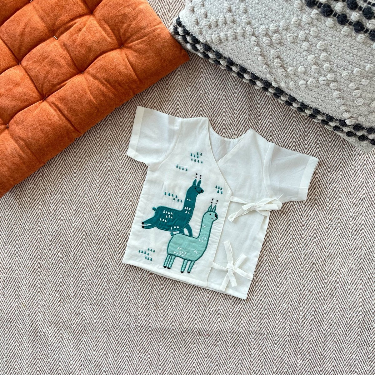 Bhaakur Alpaca Voile Jhabla - JHAB-WHITE-ALP-0-3M