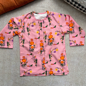 Bhaakur Chanderi 'The Pink City's Peacock' Kurta Set for Boys | The Mom Store - 0-6Months Kurta Pyjama Set