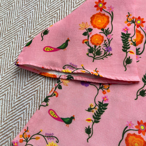 Bhaakur Chanderi 'The Pink City's Peacock' Kurta Set for Girls | The Mom Store - 0-6Months Kurta Pyjama Set