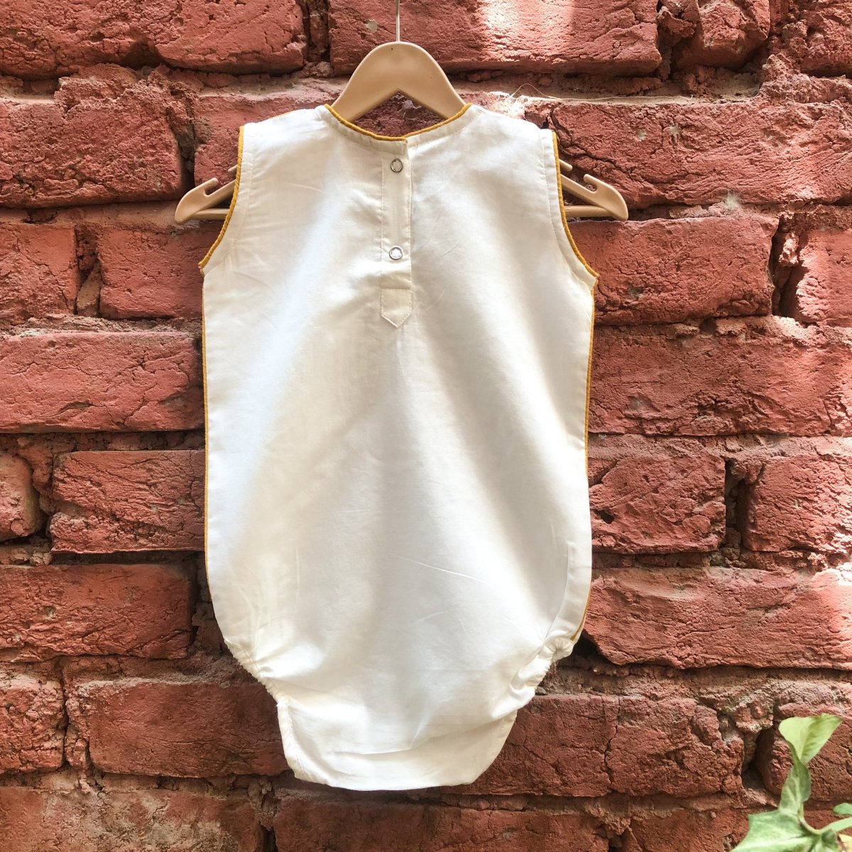 Bhaakur Cotton Romper- Hanging Out With Dad - Romper-Sloth-Voile-0-6M