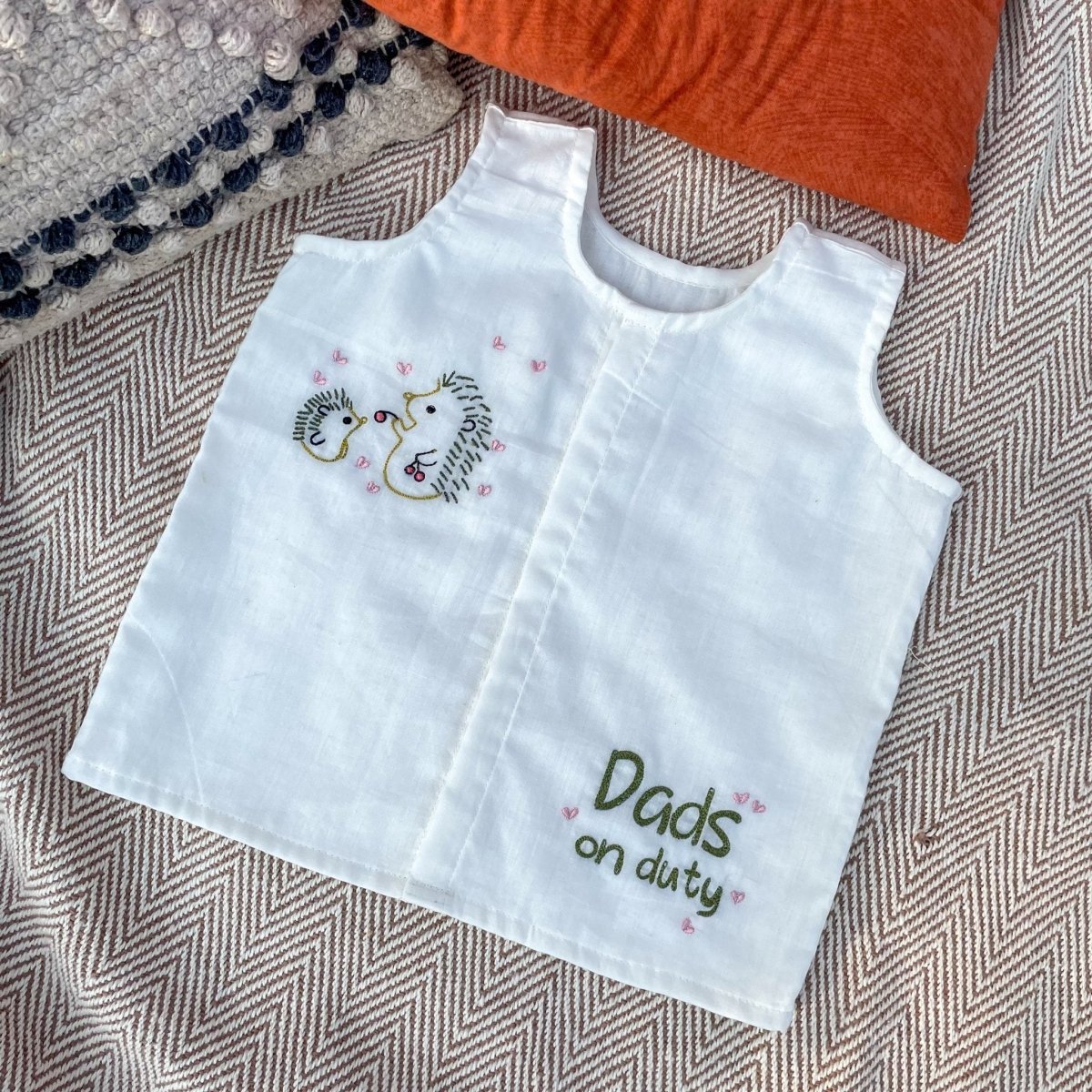 Bhaakur - Cotton Vests - Set of 2 (HedgeHog) - VESTS-022-0-3