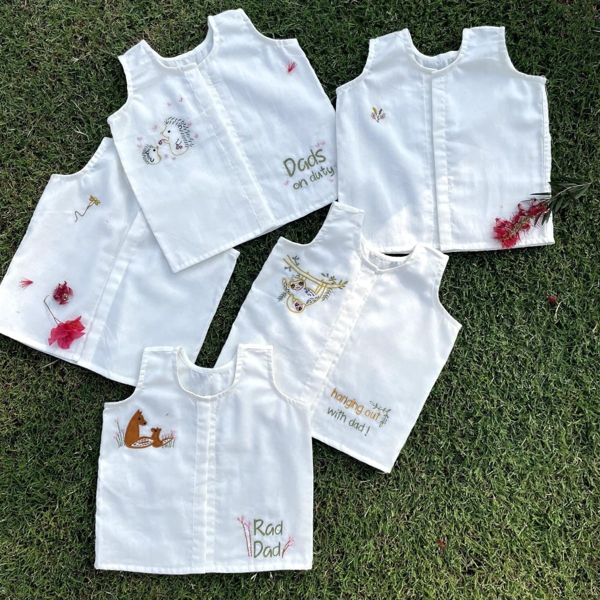 Bhaakur - Cotton Vests - Set of 5 - VESTS-05-0-3