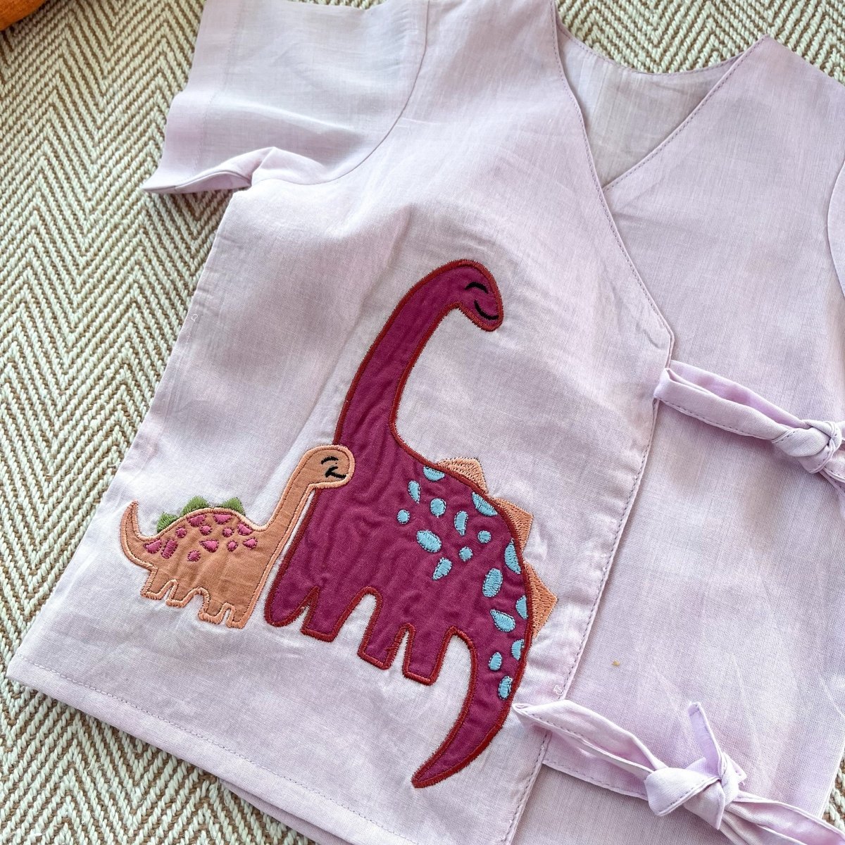 Bhaakur Dino Voile Jhabla - JHAB-LAV-DINO-0-3M
