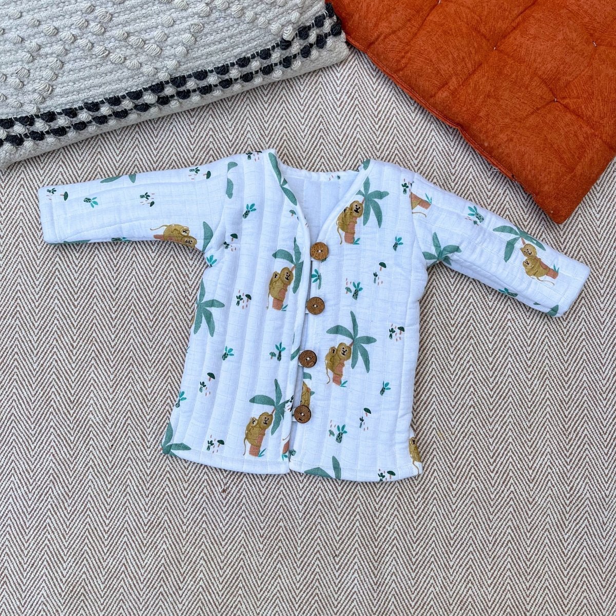 Bhaakur Monkeying Around Quilted Muslin Jacket - MONKEY_JACKET_1