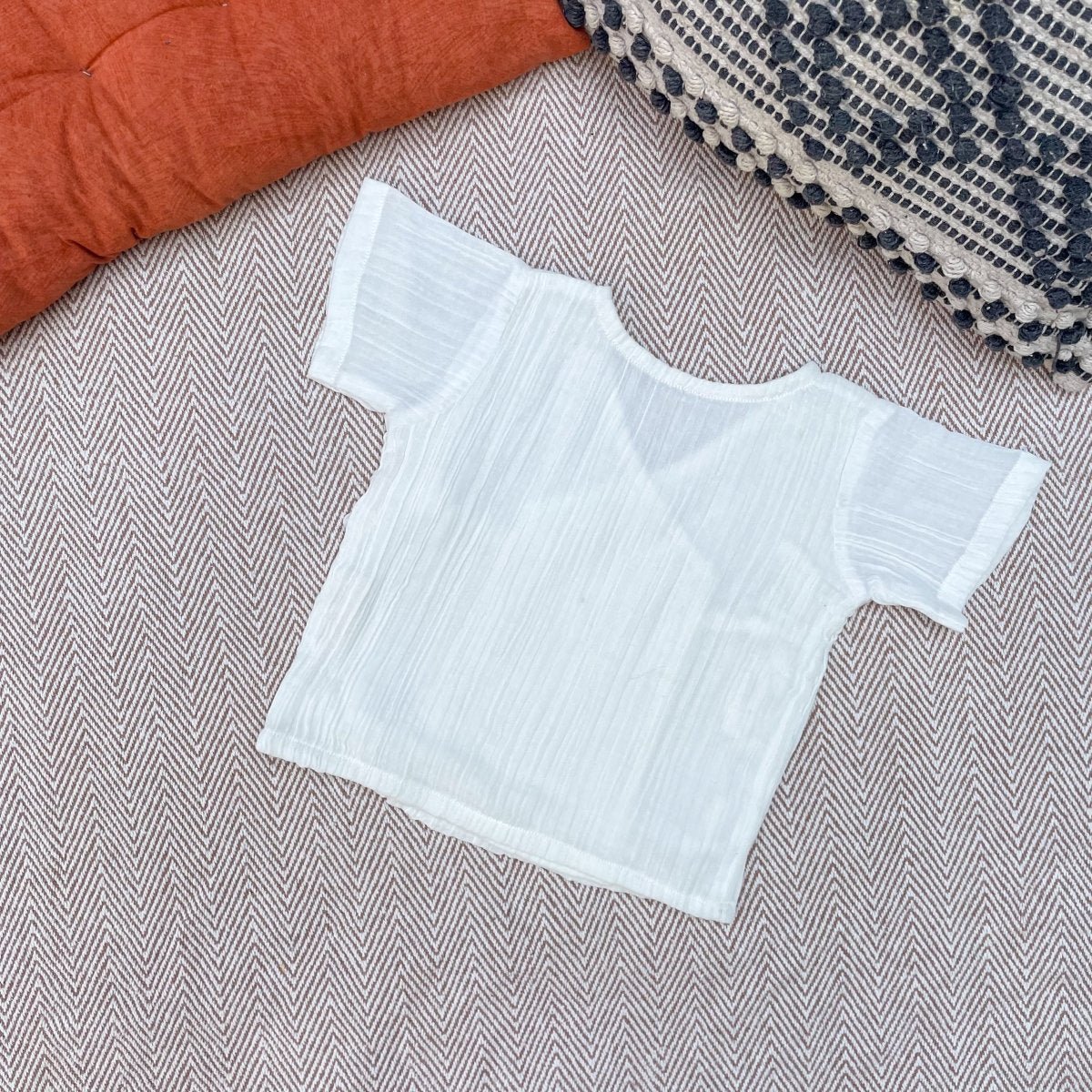 Bhaakur Muslin Jhabla Set- Bird - Wrinkled-Set-Bird-0-3M