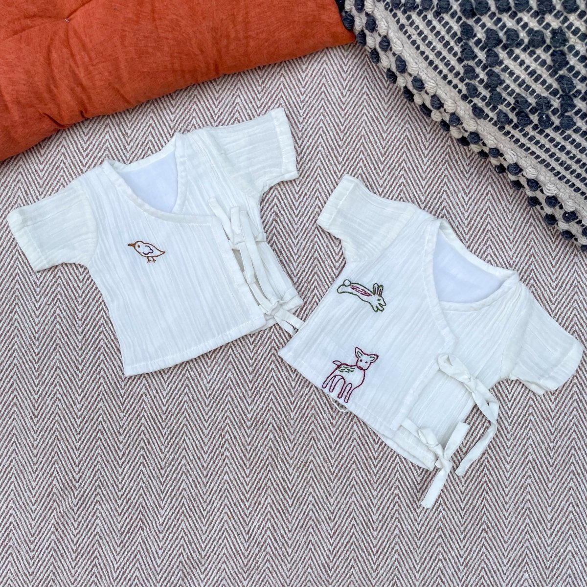 Bhaakur Muslin Jhablas For Premature Babies- Forest Theme - Preemie-Angarakha