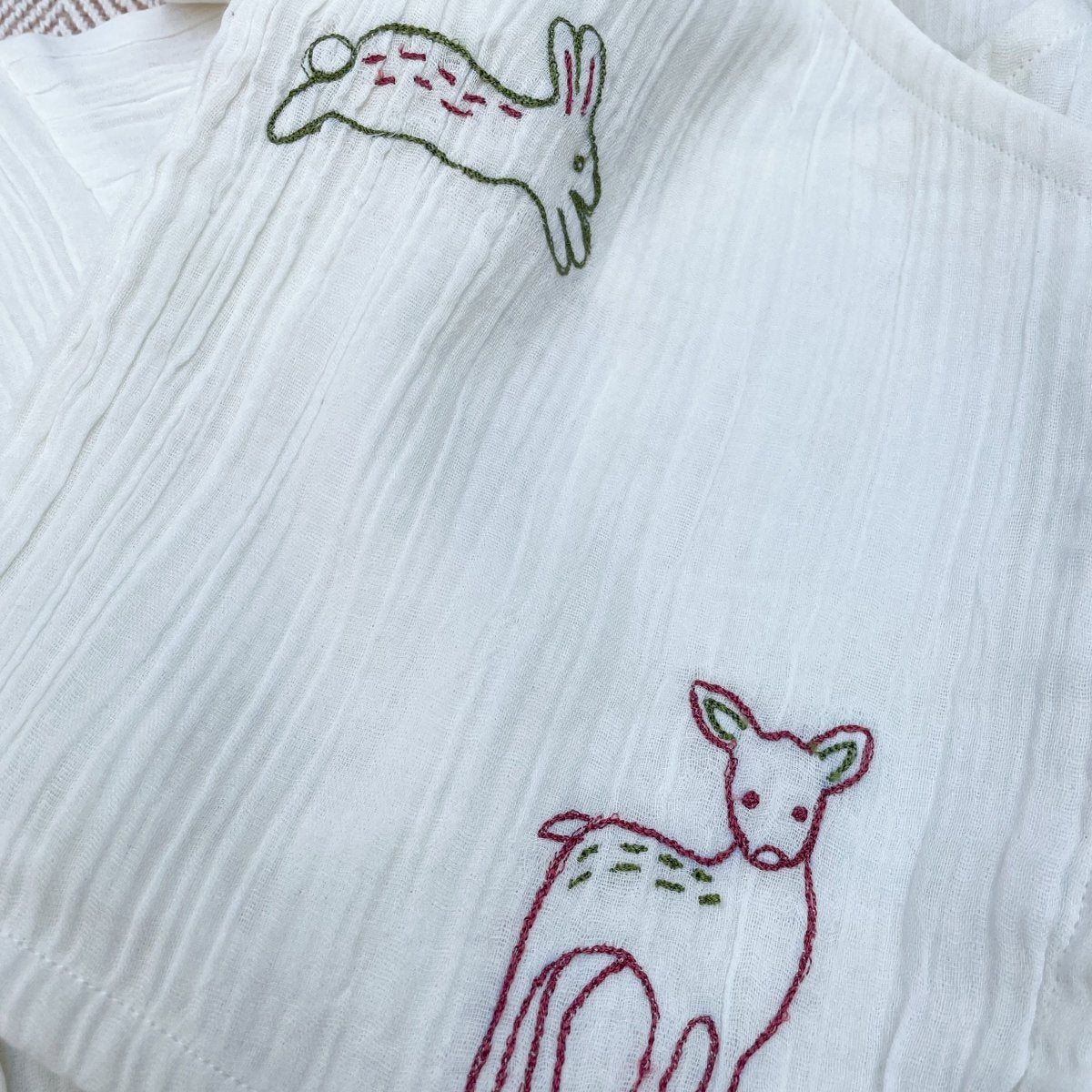 Bhaakur Muslin Jhablas- Forest Theme - Wrinkled-Forest-0-3M