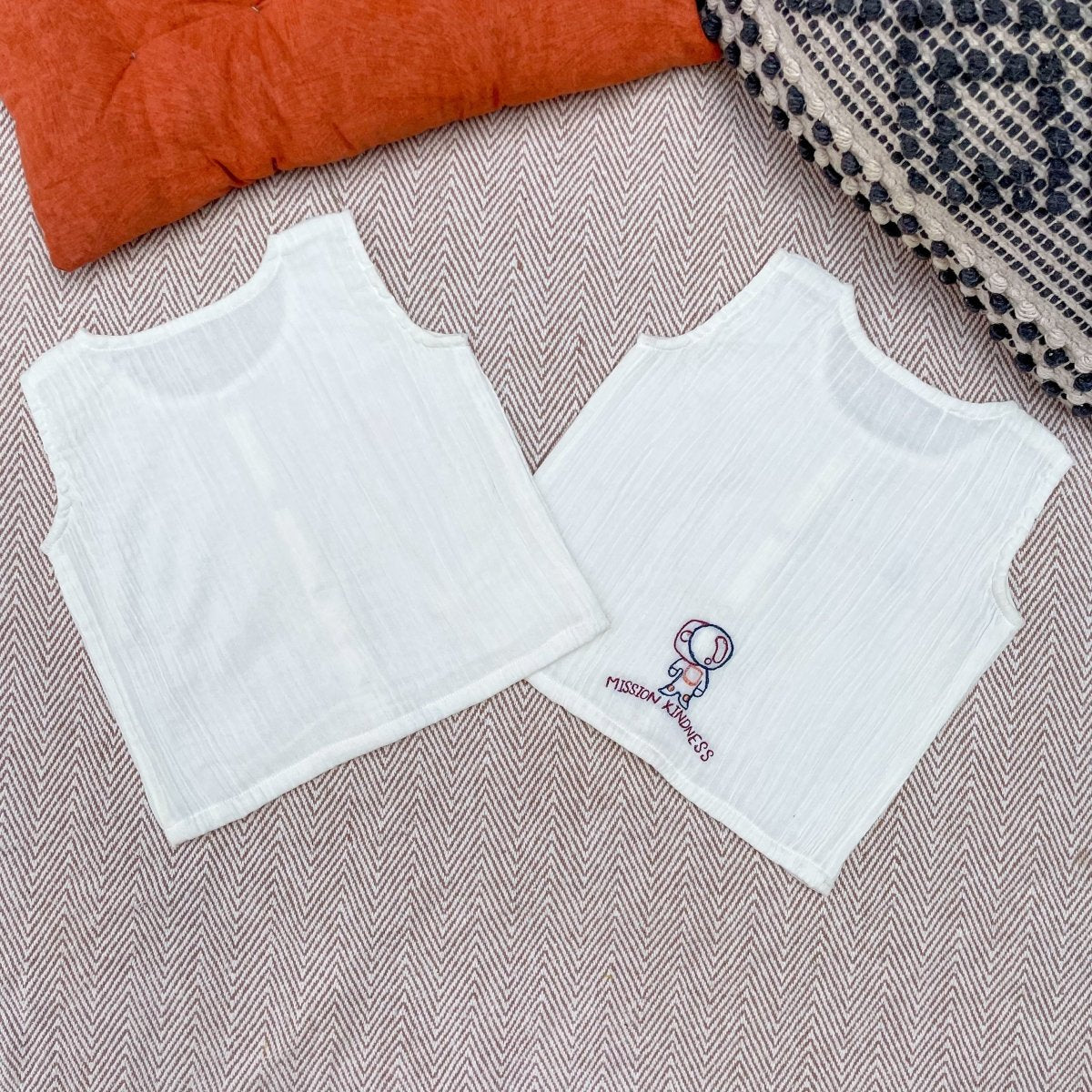 Bhaakur Muslin Jhablas- Mission Kindness - Wrinkled-Kindness-0-3M