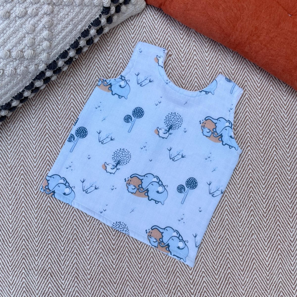 Bhaakur Muslin Set- Elephant - Muslin-Elephant-0-3M