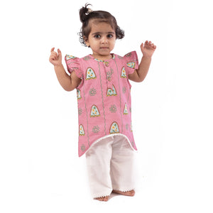 Bhaakur Nani Ghar Ka Champa Kurta Set | The Mom Store - 0-6Months Kurta Pyjama Set