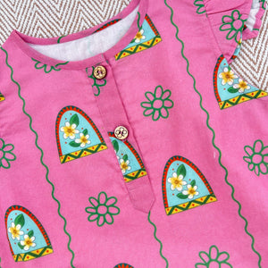 Bhaakur Nani Ghar Ka Champa Kurta Set | The Mom Store - 0-6Months Kurta Pyjama Set