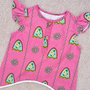 Bhaakur Nani Ghar Ka Champa Kurta Set | The Mom Store - 0-6Months Kurta Pyjama Set