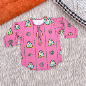 Bhaakur Nani Ghar Ka Champa Unisex Kurta Set | The Mom Store - 0-6Months Kurta Pyjama Set
