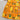 Bhaakur Organic Cotton Frock Infants And Toddlers Marigold Orange - FROCK - MARIGOLD - O - PRINT - 3 - 6M