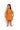 Bhaakur Organic Cotton Frock Infants And Toddlers Marigold Orange - FROCK - MARIGOLD - O - PRINT - 3 - 6M