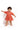Bhaakur Organic Cotton Frock Infants And Toddlers Marigold Pink - FROCK - MARIGOLD - P - PRINT - 3 - 6M