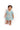 Bhaakur Organic Cotton Frock Infants And Toddlers Penguin Print - Blue - FROCK - PENGUIN - PRINT - 3 - 6M