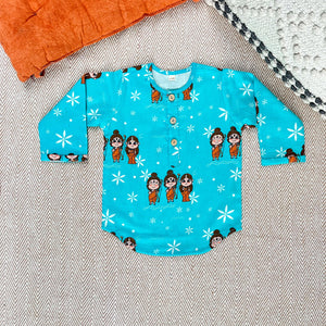 Bhaakur Organic Cotton Unisex 'Lord Ram' Kurta Set | The Mom Store - 0-6Months Kurta Pyjama Set