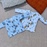 Bhaakur Quilted Muslin Jackets for Kids- Set of 2 - JACKETS_EM_1