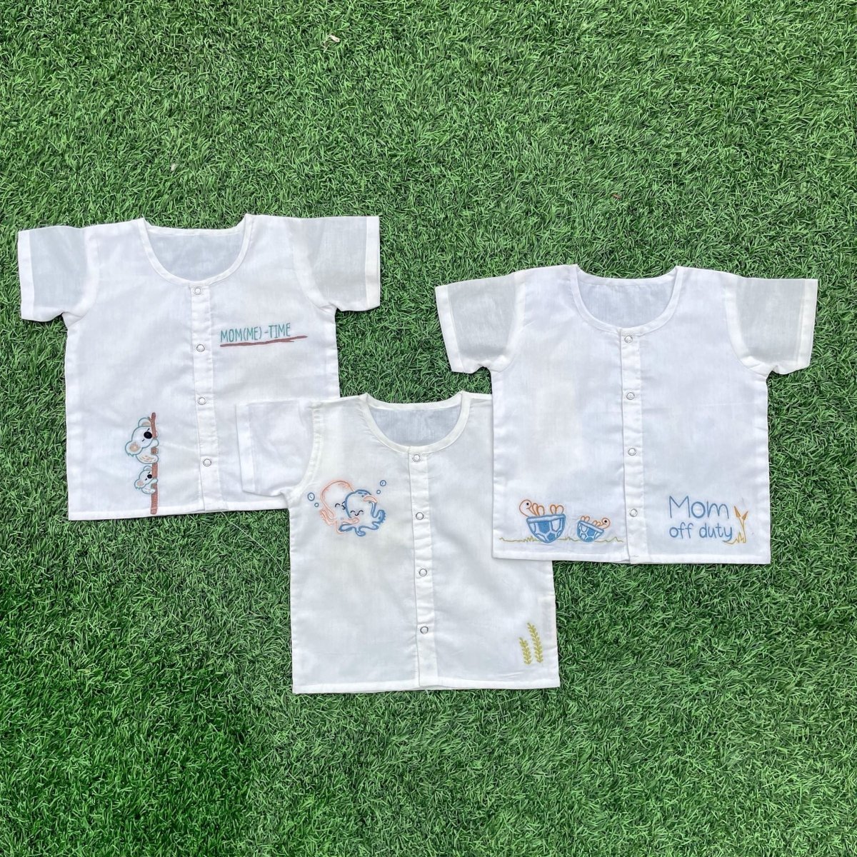 Bhaakur Set of 3 Jhablas/Vests (Sleeves) - SLEEVES-031