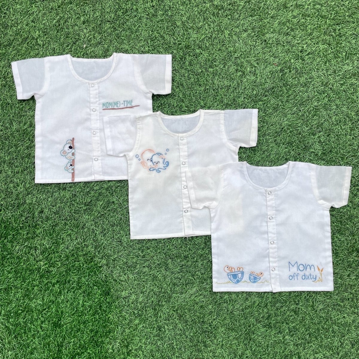Bhaakur Set of 3 Jhablas/Vests (Sleeves) - SLEEVES-031