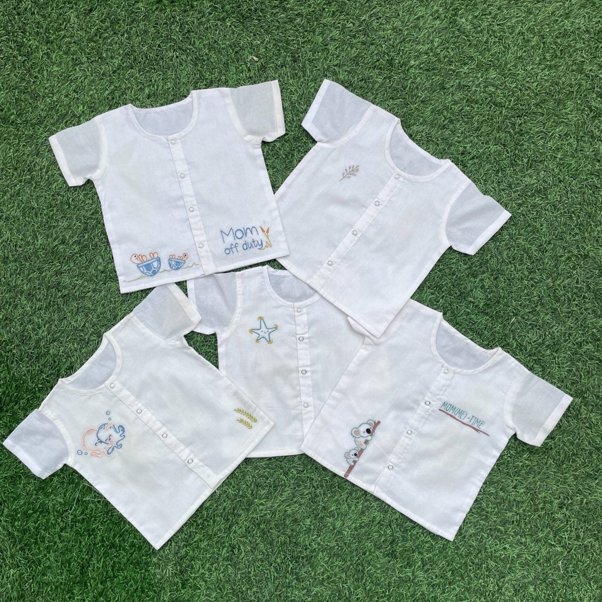 Bhaakur Set of 5 Jhablas/Vests (Sleeves) - SLEEVES-051