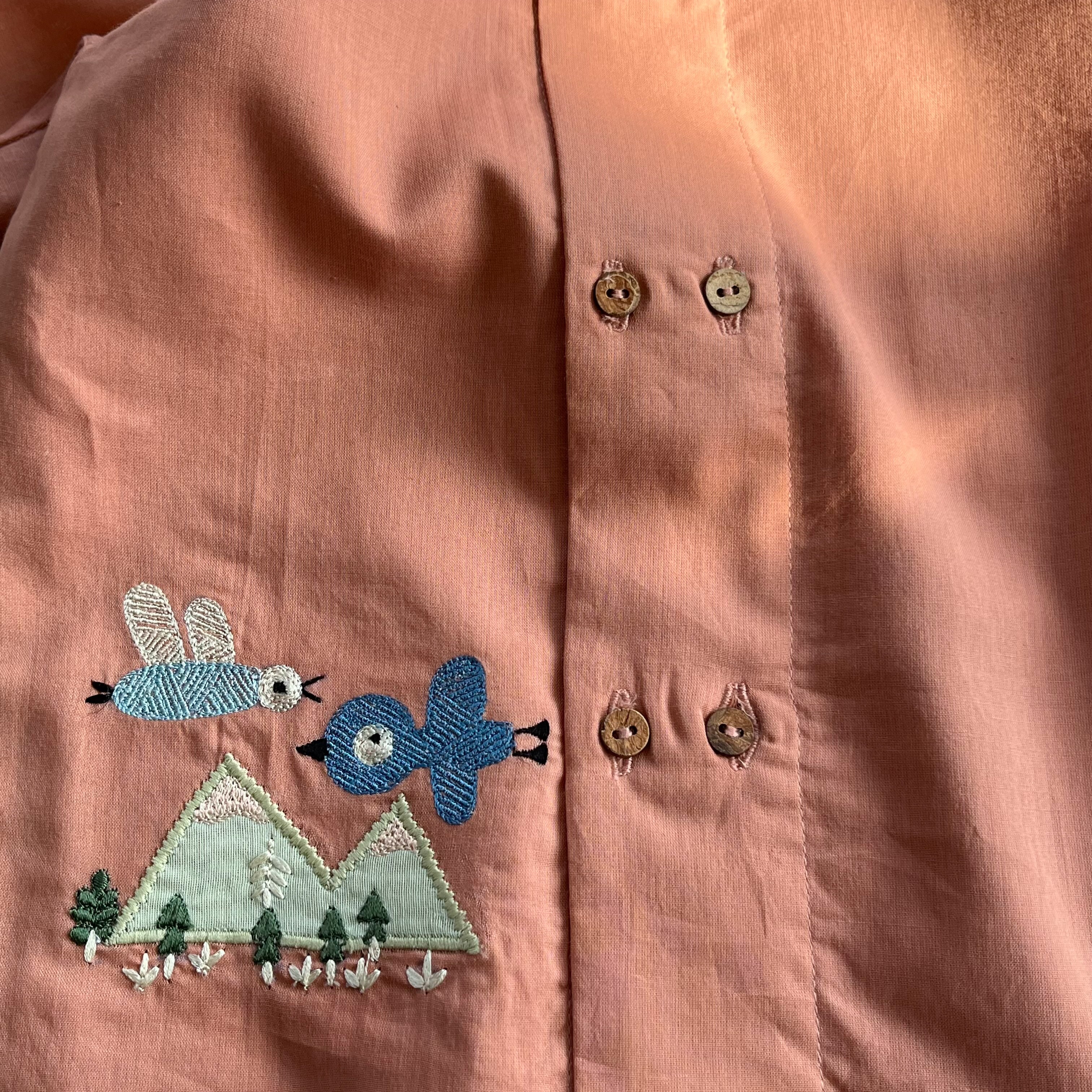 Bhaakur Set of two voile jhablas - Grasshopper and Birds in the Sky - SET - GS - GRASS - BIRD - 0 - 3M