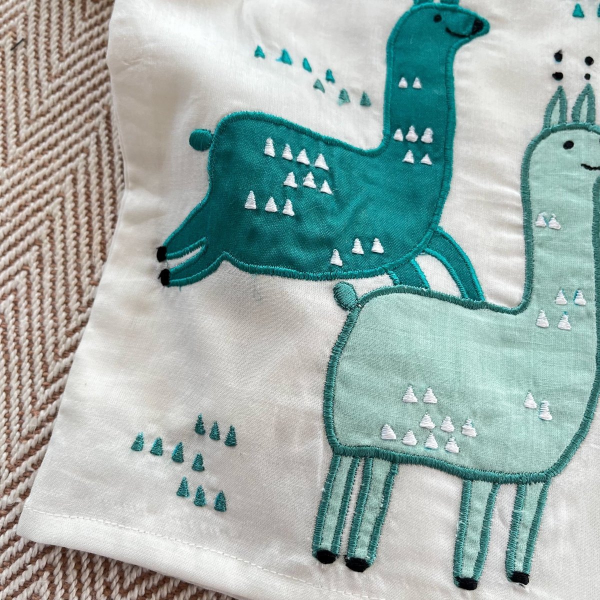 Bhaakur Set of two Voile Jhablas Squirrel and Alpaca - SET-WG-AL-SQ-0-3M