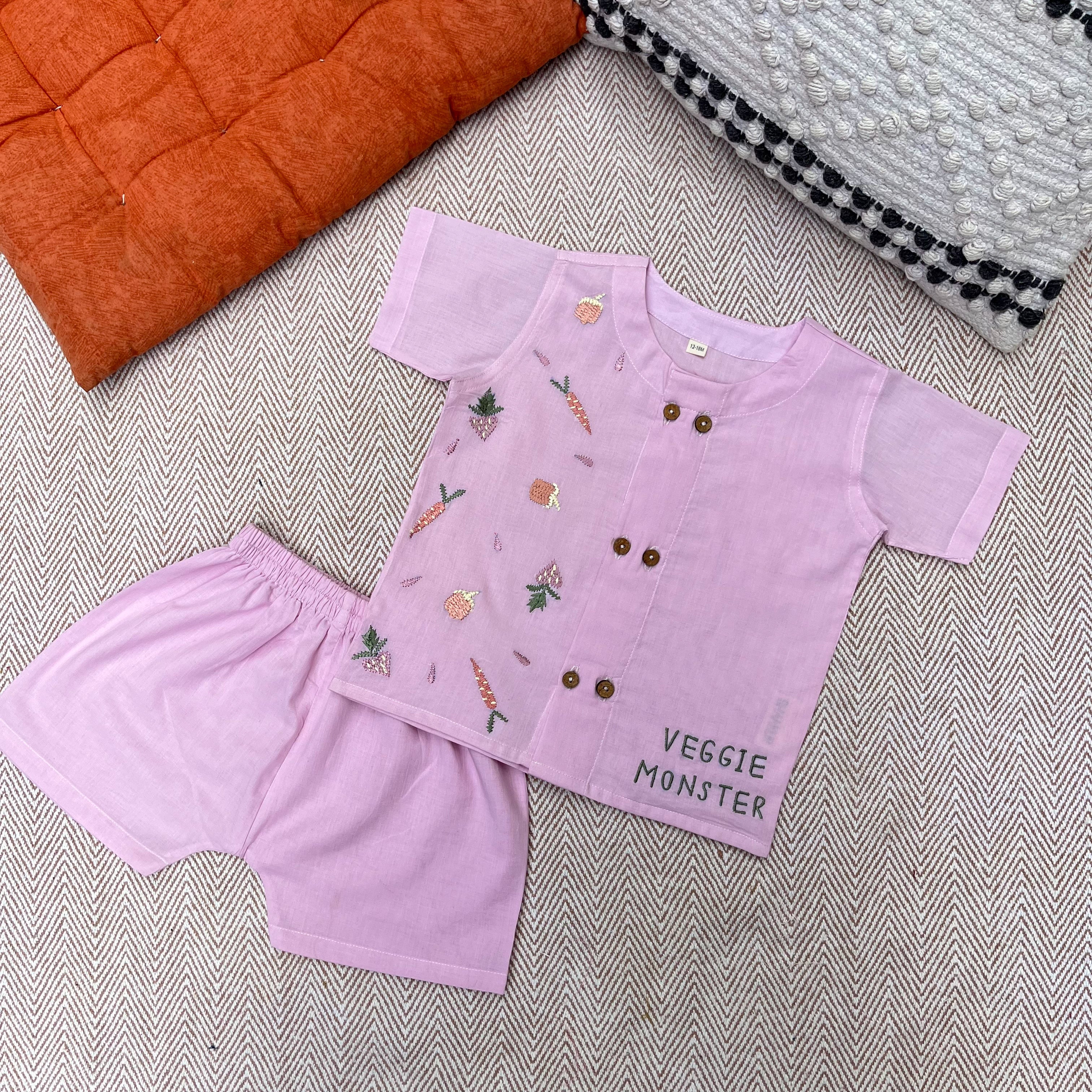 Bhaakur Veggie Monster Jhabla Set - BUT - SET - L - VM - 0 - 3 M