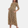 Bhumi Floral Print Maternity and Nursing Kurti Dress - DRS-MSYFVG-S
