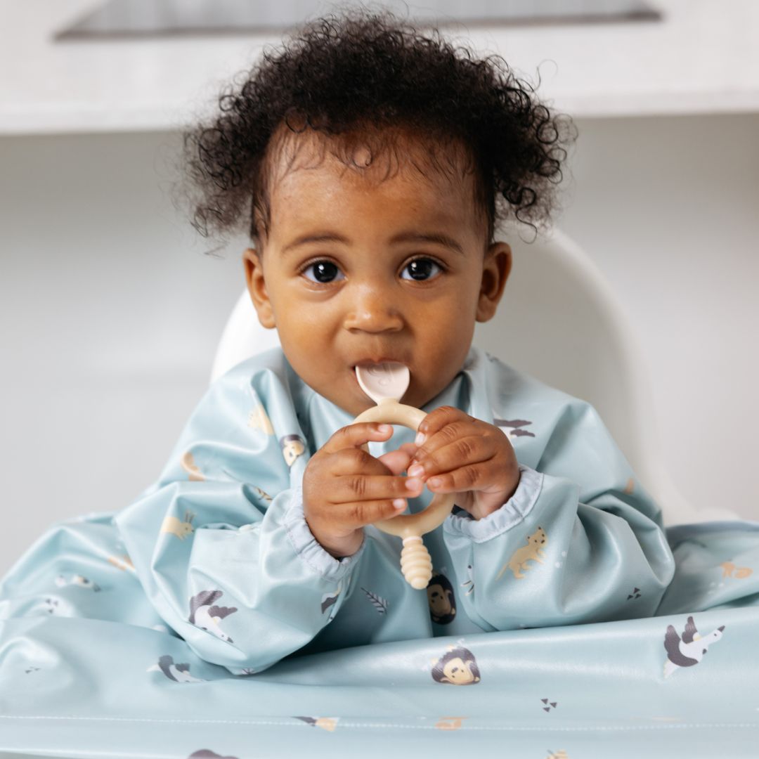 Bibado Dippit™ Multi stage Baby Weaning Spoon and Dipper Fawn - Pack of 2 - BIB217