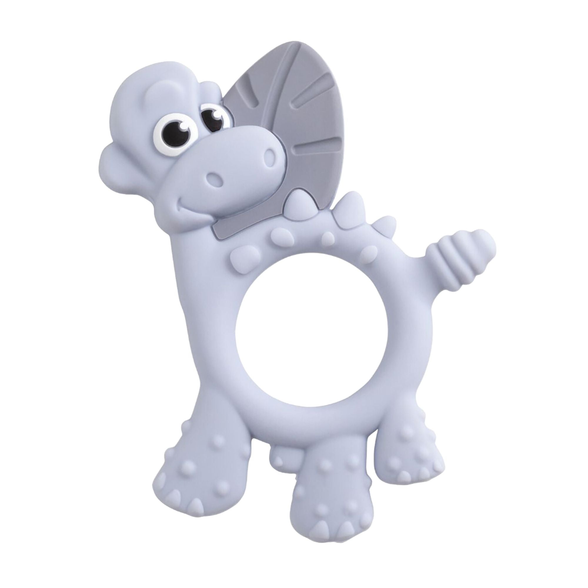 BiBaDo Dotty the Dinosaur - Silicone Multi Sensory Teether - Mist - 3m+ - BIB400