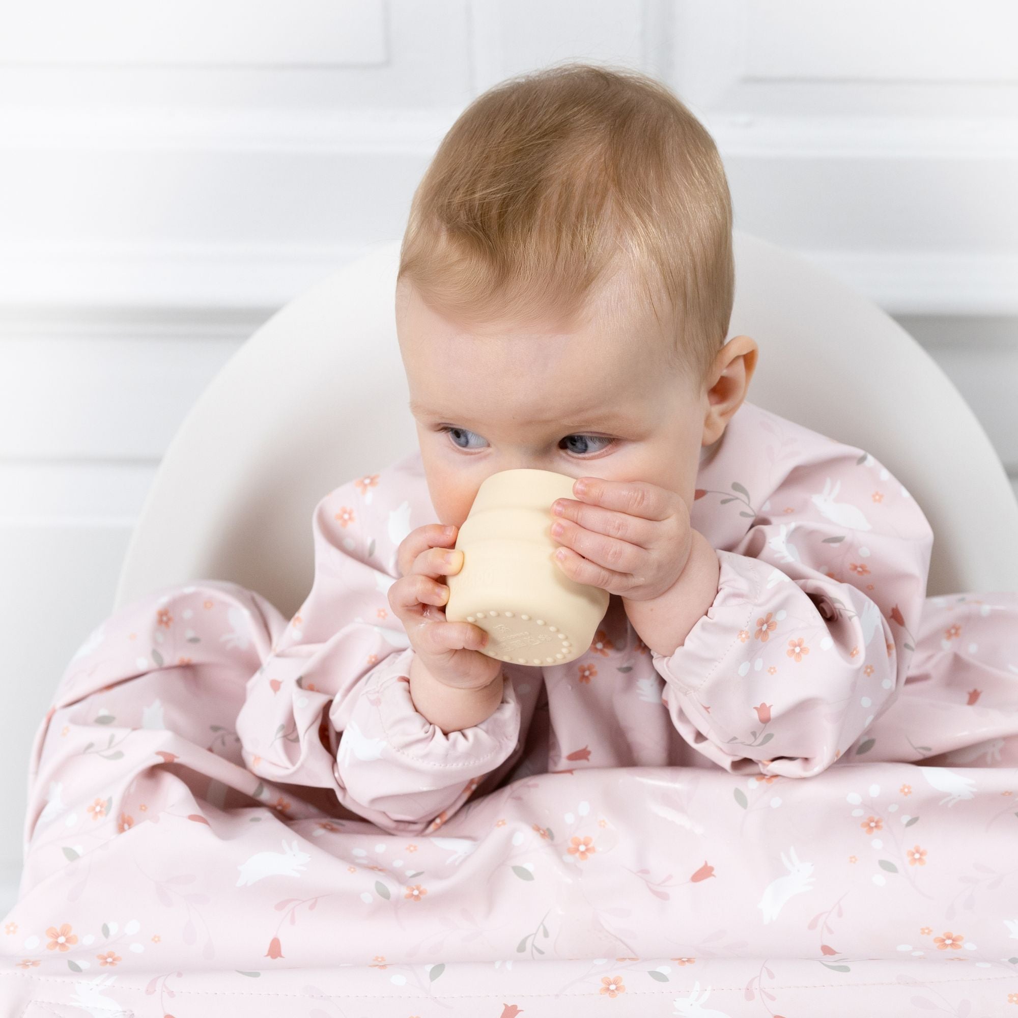BiBaDo Sippit™ - Anti - Slip Silicone Open Drinking Cup - Fawn - For Infants - Pack of 3 - BIB214