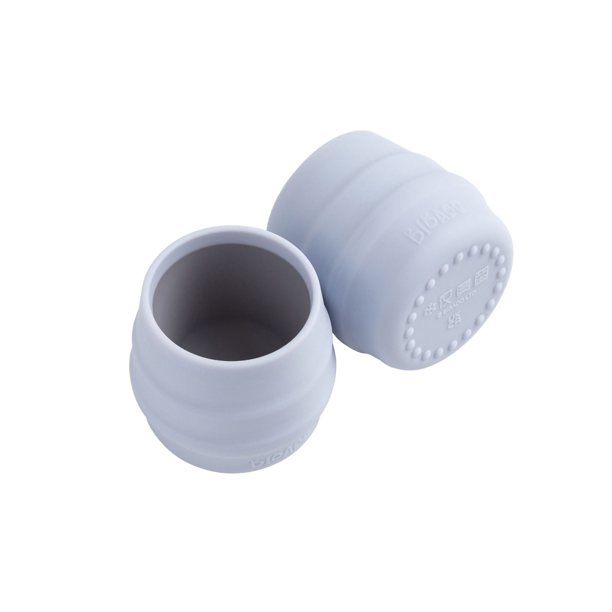 BiBaDo Sippit™ - Anti - Slip Silicone Open Drinking Cup - Mist - Pack of 4 - BIB212