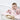 BiBaDo Stain & Water Proof Long Sleeve Coverall Shirt Weaning Bib Botanical Bunnies Print - Pink - BIB502R
