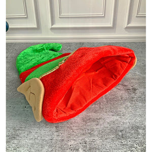 Big Elf Ears Rich Velvet Christmas Party Hat - 